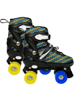 Buy Kids Unisex Four Wheel Roller Skates Shoes L - size 42 in Saudi Arabia