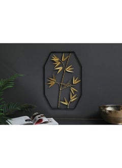 Buy Ben Wall Decor Gold 100x45cm in UAE