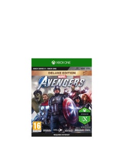 Buy Marvel's Avengers Deluxe Edition (Xbox One) in Saudi Arabia
