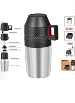 Buy Portable Mini Manual Espresso Coffee Maker 250ml Coffee Maker for Kitchen Travel, Camping, Hiking in Saudi Arabia