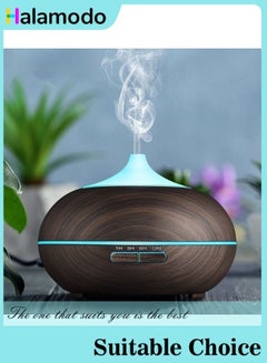 Buy Ultrasonic Cool Mist Humidifier Aroma Diffuser for Large Room Office 300ml in Saudi Arabia