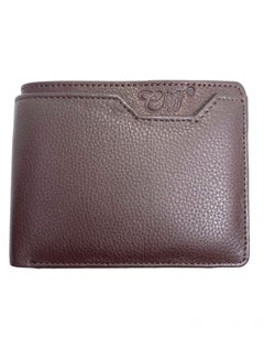 اشتري Cliff Genuine Leather Wallets for men 807C Cow Combo Mens wallet (D.Brown L.Brown) by Milano Leather في الامارات