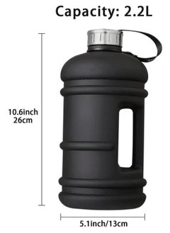 Buy FFA SPORTS 2.2L Half Gallon Water Bottle or Water Jug, Reusable Leak Proof Wide Mouth Drinking Container Flask for Biking Travel Outdoor Fitness Gym Drink Container in UAE