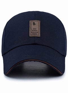 Buy Baseball Cap Men Outdoor Casual Baseball Snapback Cap Adjustable Sun Protection Sun Hat Blue in Saudi Arabia