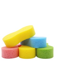 اشتري Car Wash Sponge, Large Multi Use Sponges for Cleaning, 6cm Thick High Foam Scrubber Kit, Sponges for Dishes, Tile, Bike, Boat, Easy Grip Sponge for Kitchen, Bathroom, Household Cleaning, 5pcs في الامارات