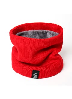 اشتري Unisex Knit Neck Warmer Thick Winter ScarfWJ99-11 Red WJ99-11 Red في الامارات