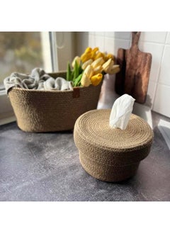 اشتري Round Handmade Tissue Box في مصر