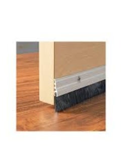 Buy KNP 1M Door Seal Bottom Brush with 4Pcs Screws White in UAE