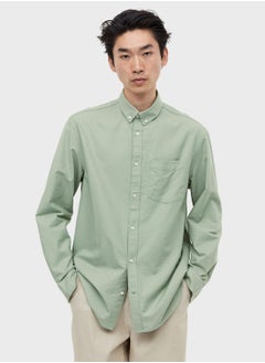 Buy Essential Regular Fit Oxford Shirt in UAE