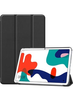 اشتري Protective Flip Case For Huawei MatePad Pro 10.8 (2021) With Trifold Stand Auto Wake Sleep Shockproof Cover في الامارات