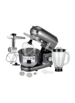 Buy Xper Stand Mixer, 1100 Watts, 4.5 Liters, with Meat Grinder and Blender, Silver - XPSM-904MG in Saudi Arabia