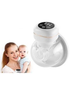 Buy Electric Breast Pump, Breast Pump Milk Suction Device Hands Free with 3 Modes, 9 Levels, LCD Display, Wearable Breast Pump Low Noise Rechargeable Milk Extractor in Saudi Arabia