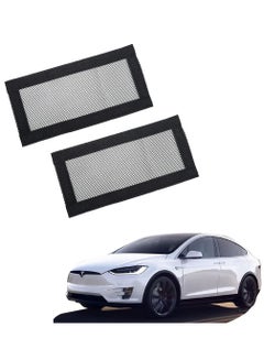 Buy Backseat Air Vent Cover Grilles, Protector Rear Seat Air Conditioner Outlet Air Flow Vent Grille Protection Covers Compatible with Tesla Model 3 Model Y (2 Pack) in UAE