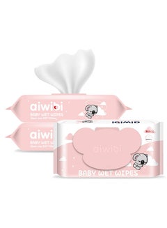 Buy Aiwibi Baby Wet Wipes (Strawberry) Pack of 3 Pouches x 80 Sheets 240 Wipes in UAE