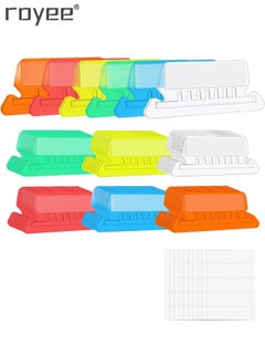 Buy 60 Piece Multicolor Hanging File Folder Tabs with Inserts for Hanging Folders in UAE