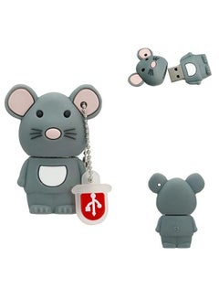 Buy Usb Flash Drive For Students Pen Drive Jump Drive For Young Adults Back To School Thumb Drive Fun Animal Usb Cool Pen Drive For School 16 Gb Storage (Mouse Grey) in UAE