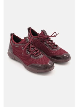 اشتري Women Nebula X B Lace Up Casual Shoes, Maroon في الامارات