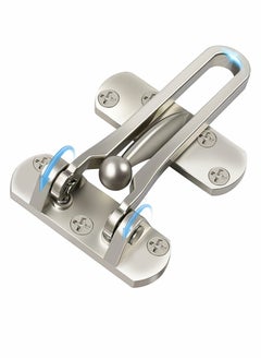 اشتري Hotel Anti-Theft Buckle, Door Lock Swing Rod Door Guard for Front and Inner Doors Thickened Solid Zinc Alloy Reinforced Locks for Home Security Door Locks Reinforced Door Stoppers 2 Pack في الامارات