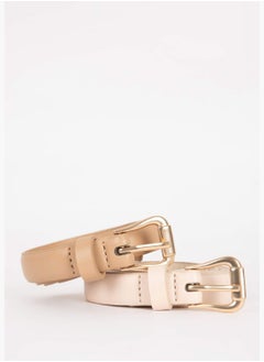 اشتري Woman Faux Leather Classic Belt في الامارات