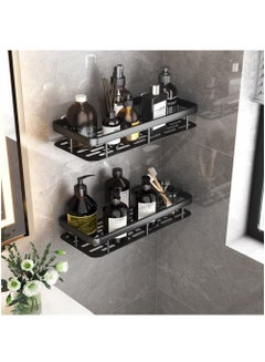 اشتري Bathroom Shower Shelf No-drill Wall-mounted Stainless Steel Shower Shelf Bathroom Storage Shelf Bathroom Organiser Shower Caddy Shelf For Kitchen Storage Wall Shelf في الامارات