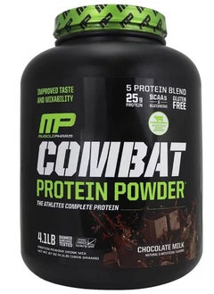 Buy Combat Protein Powder Chocolate Milk 52 Servings 4.1 lbs in UAE