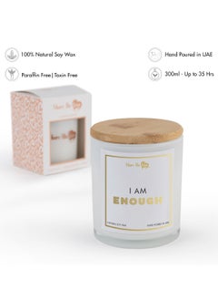 Buy Self Love I am Enough- Luxury Soy Wax Candle in UAE