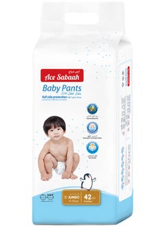 Buy Ace Sabaah Baby Diaper Pants, Size 6, Jumbo 15-22kg, 42pcs in UAE