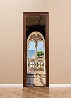 اشتري Creative 3D Sea View Pattern Door Stickers في مصر