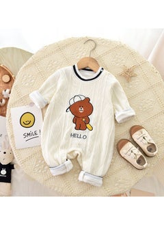 Buy Baby Bodysuit Crawling Suit Long Sleeve Clothes in Saudi Arabia