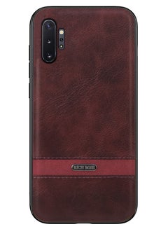 اشتري Rich Boss Leather Back Cover For Samsung Galaxy Note 10 Plus (Wine) في مصر