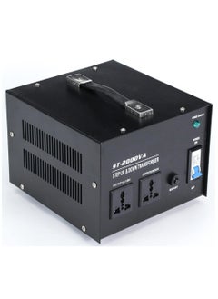 اشتري 2000W Voltage Converter UK to US/ US to UK Toroidal Core Step Up and Down Voltage Transformer Output 110V - 120V / 220V - 240V Voltage Converter with UK Standard Plug Circuit Break Protection في الامارات