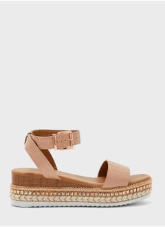 اشتري Parry Ankle Strap Wedge Sandals في الامارات