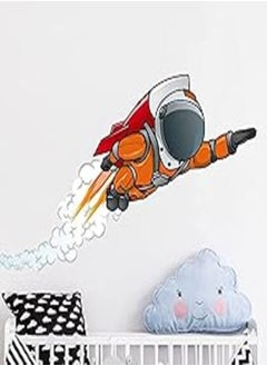 Buy Decorative The children's room sticker -The Astronaut in Space (100x55cm) in Egypt