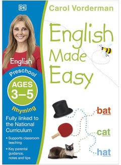 اشتري English Made Easy: Rhyming, Ages 3-5 (Preschool): Supports the National Curriculum, English Exercise Book في الامارات