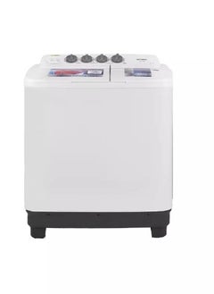 Buy Washing Machine Semi Automatic Twin Tub 8 KG White in Saudi Arabia