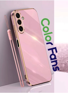 Buy For Samsung Galaxy A15 4G / A15 5G Case Glossy Electroplating TPU Protective Cover Gold-Pink in Saudi Arabia