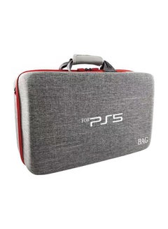 Buy Hard Shell Carry Case Travel Bag for PS5, Shockproof Protective Storage Bag for PS5 Disk Digital Edition, Headset, Base and Game Accessories in UAE