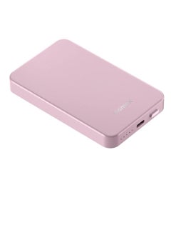 Buy Q.Mag Power 7 Magnetic Wireless Battery Pack 10000mAh Pink in UAE