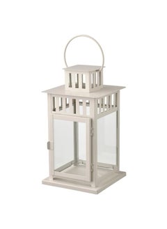 Buy Lantern for pillar candle, in/out, beige, 28 cm in Saudi Arabia