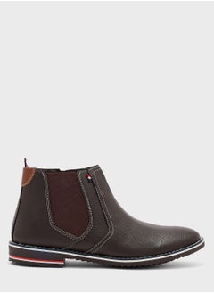 Buy Webbing Detail Chelsea Boots in Saudi Arabia