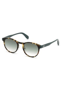 اشتري Men's UV Protection Round Shape Acetate Sunglasses OR0008-H55P53 - Lens Size: 53 Mm - Coloured Havana في الامارات