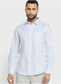 Buy Twill Check Casual Shirt in UAE