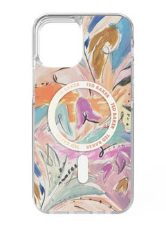 Buy TED BAKER iPhone 14 Pro Max - MagSafe Anti-Shock Art Print Fashion Case Multicolour in UAE