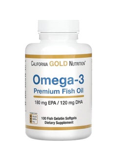 اشتري California Gold Nutrition Omega-3 Premium Fish Oil, Concentrated Formula with EPA & DHA, في الامارات