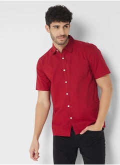 Buy Regular Fit Half Sleeve Shirt in Saudi Arabia