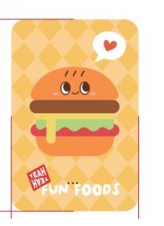 اشتري Happy Foods Collection 5000mAh Power Bank EPB2216 Hamburger في الامارات