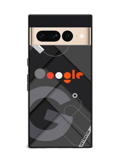 Buy Protective Case Cover For Google Pixel 7 Pro Google Design Multicolour in UAE