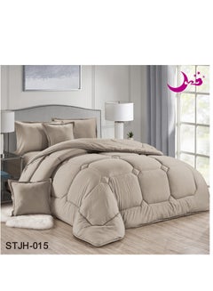 اشتري Quilt Set For a king-Size Bed Consisting of 4 Distinct Pieces Size 160 x 210 cm. في السعودية
