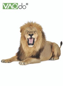 اشتري Printed Wall Sticker Lion Wall Decoration Sticker Home Decoration Waterproof PVC Material Suitable For Smooth Wall Glass And Ceramic Tiles في الامارات