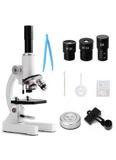 Buy 64X-2400X Monocular Optical Microscope Elementary School Children Science Experimental Biology Teaching Microscope Children Birthday Gifts in UAE